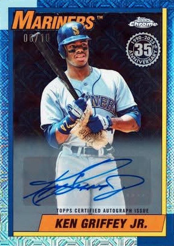 Ken Griffey [Black Autograph] #U90C-16