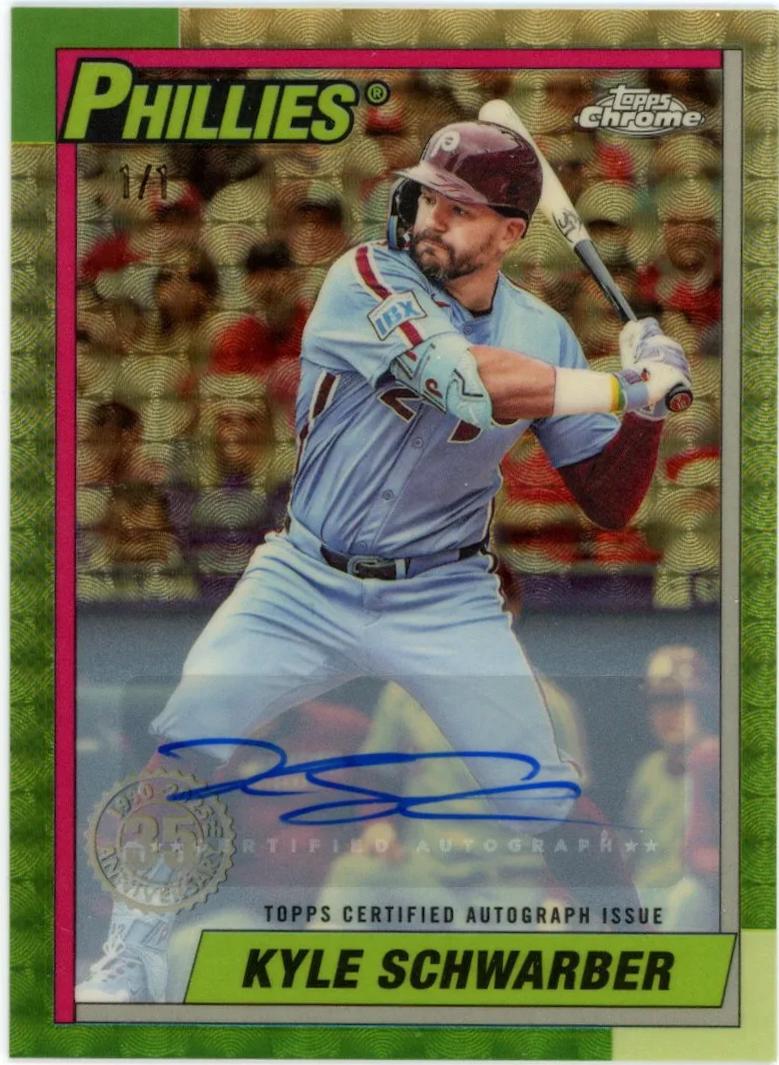 Kyle Schwarber [SuperFractor Autograph] #U90C-17