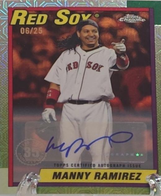 Manny Ramirez [Orange Autograph] #U90C-38