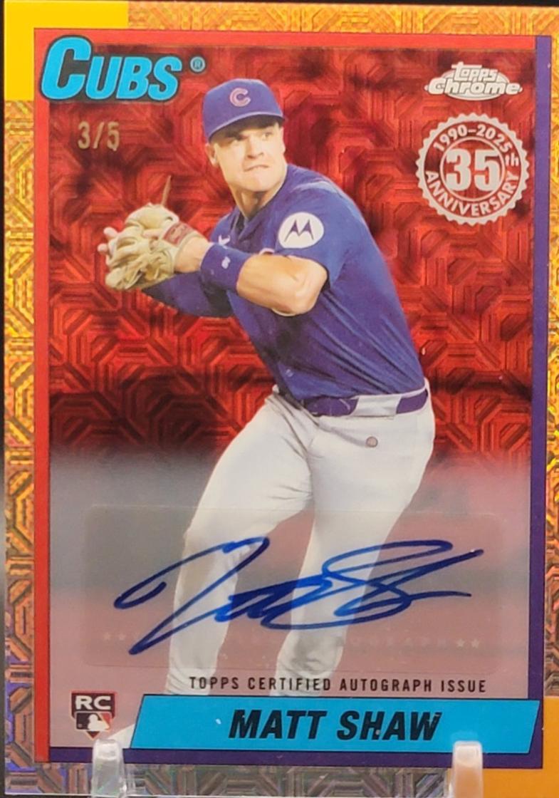 Matt Shaw [Red Autograph] #U90C-95