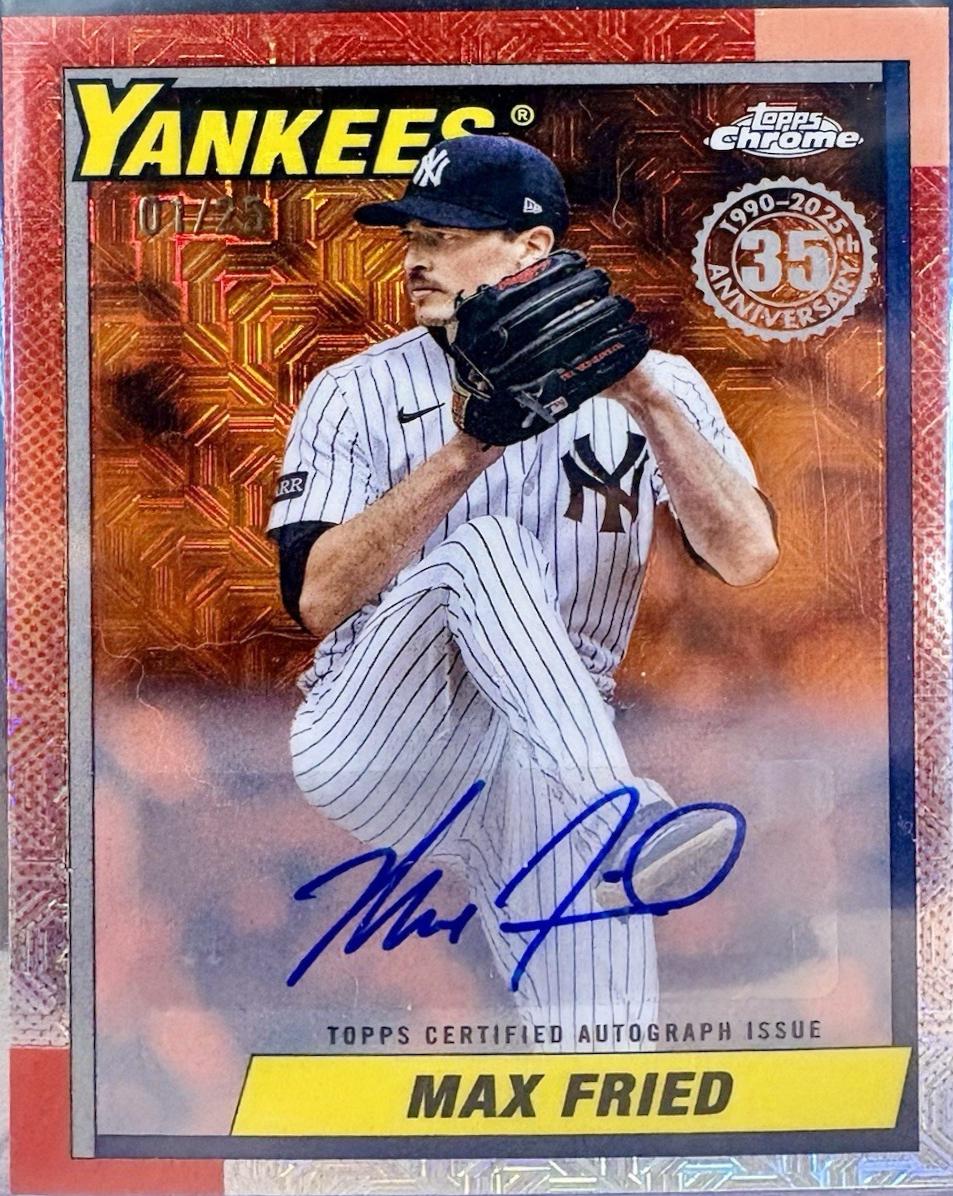 Max Fried [Orange Autograph] #U90C-24