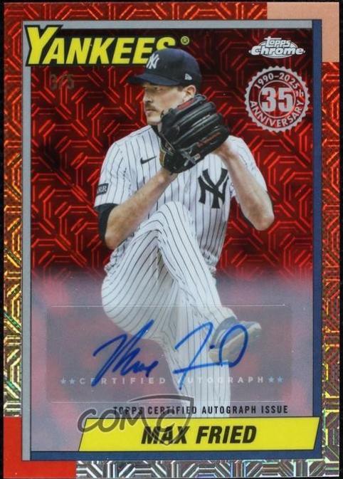 Max Fried [Red Autograph] #U90C-24