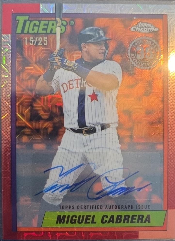 Miguel Cabrera [Orange Autograph] #U90C-97