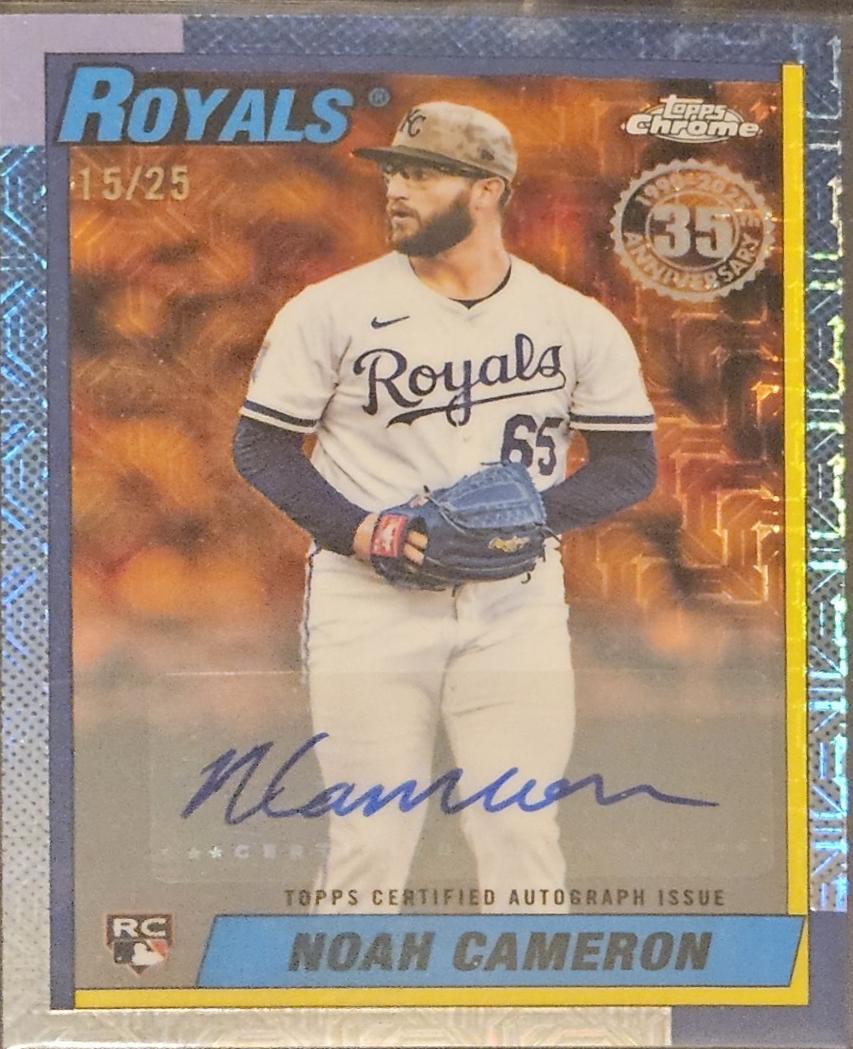 Noah Cameron [Orange Autograph] #U90C-85