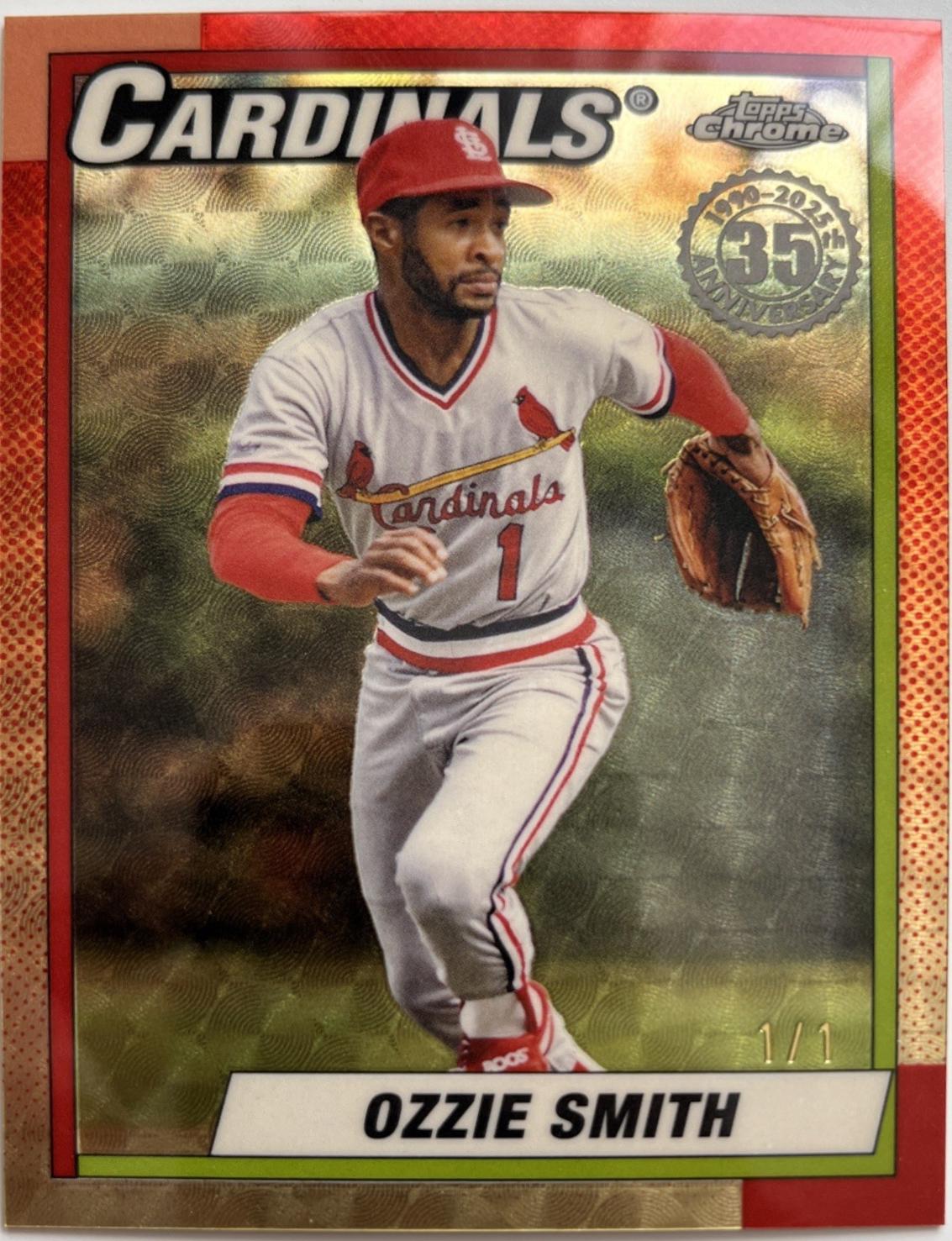 Ozzie Smith [SuperFractor Autograph] #U90C-76