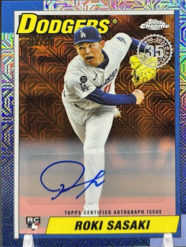 Roki Sasaki [Orange Autograph] #U90C-40
