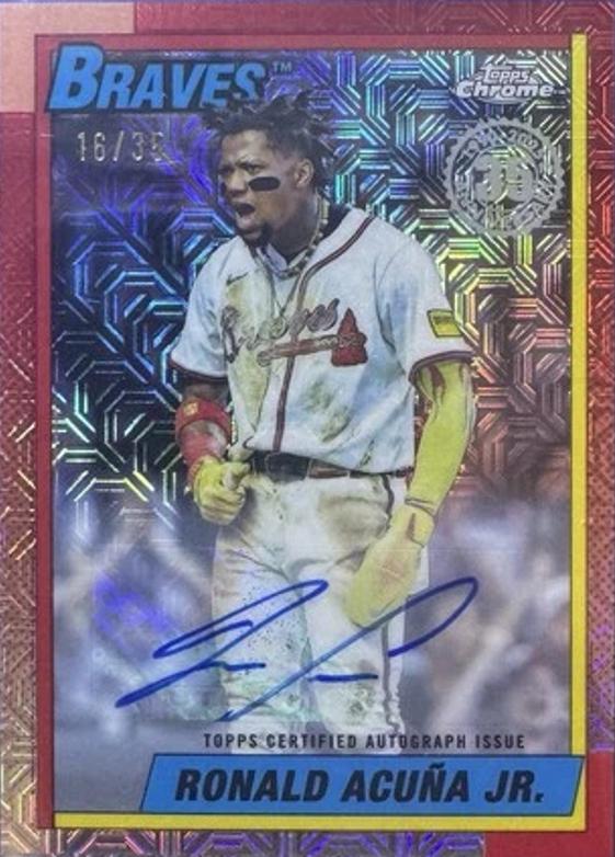 Ronald Acuna Jr. [Autograph] #U90C-11