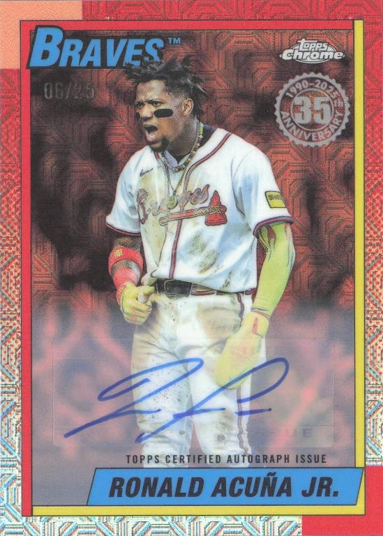 Ronald Acuna [Orange Autograph] #U90C-11