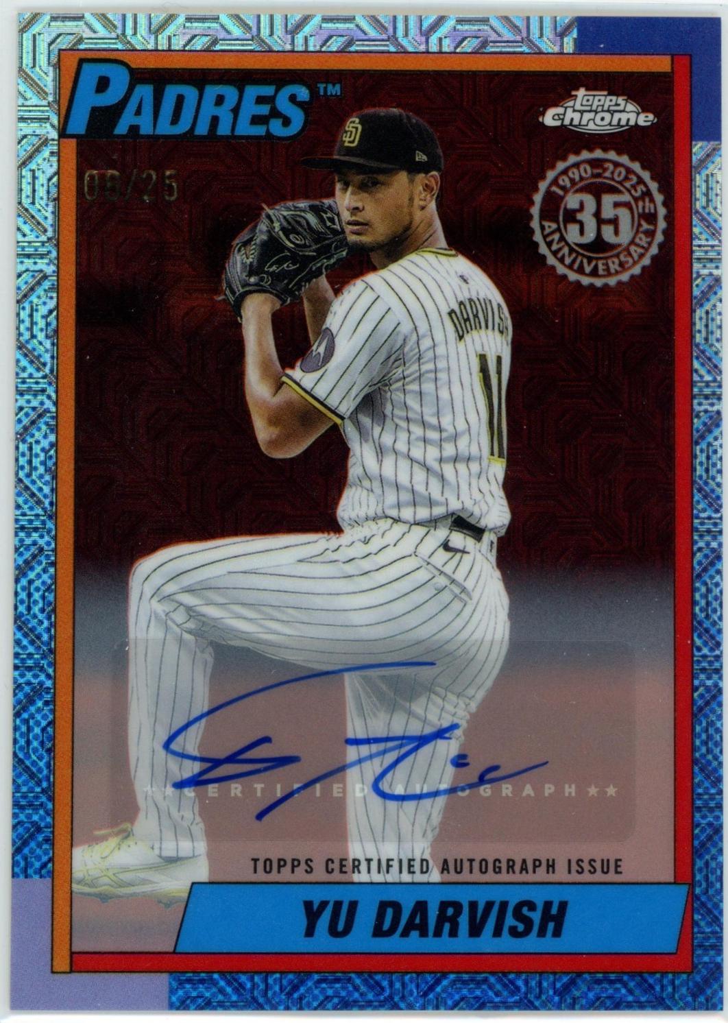 Yu Darvish [Orange Autograph] #U90C-79