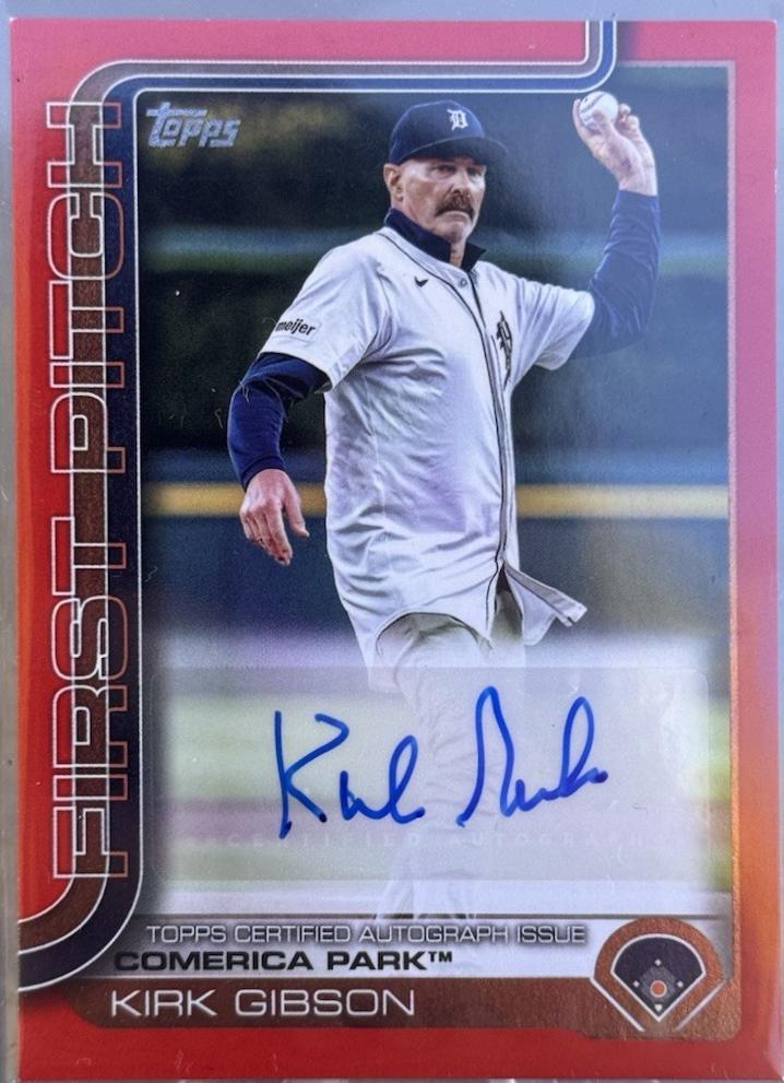 Kirk Gibson [Red] #FPA-KG
