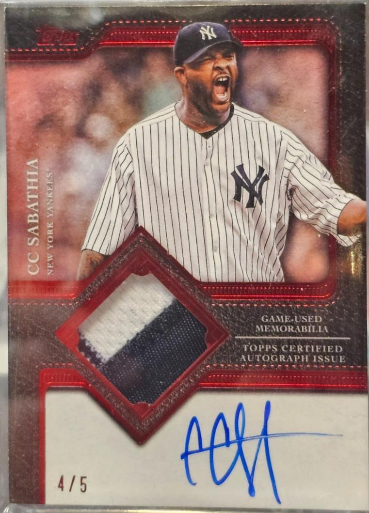 CC Sabathia [Red] #TFAPU-CS