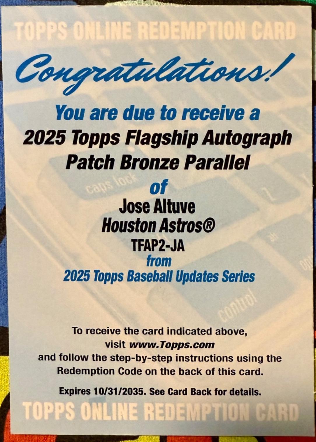 Jose Altuve [Bronze] #TFAP2-JA