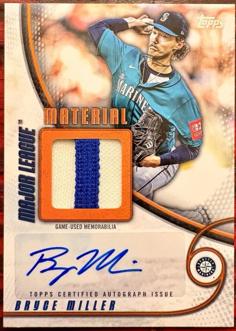 Bryce Miller [Orange] #MMAU-BM