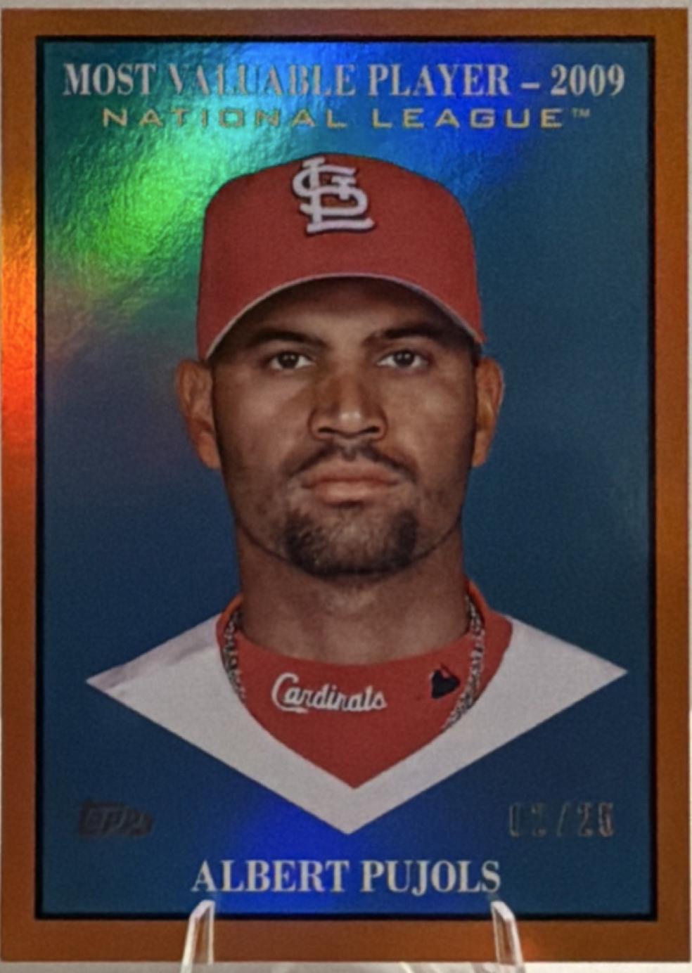 Albert Pujols [Orange Foil] #MV-23