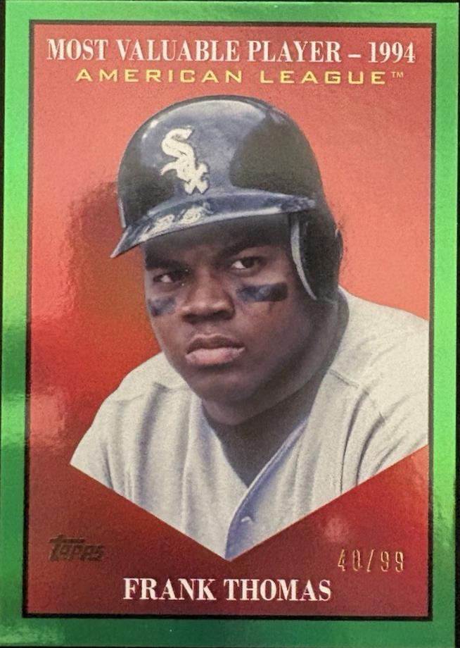 Frank Thomas [Green Foil] #MV-26