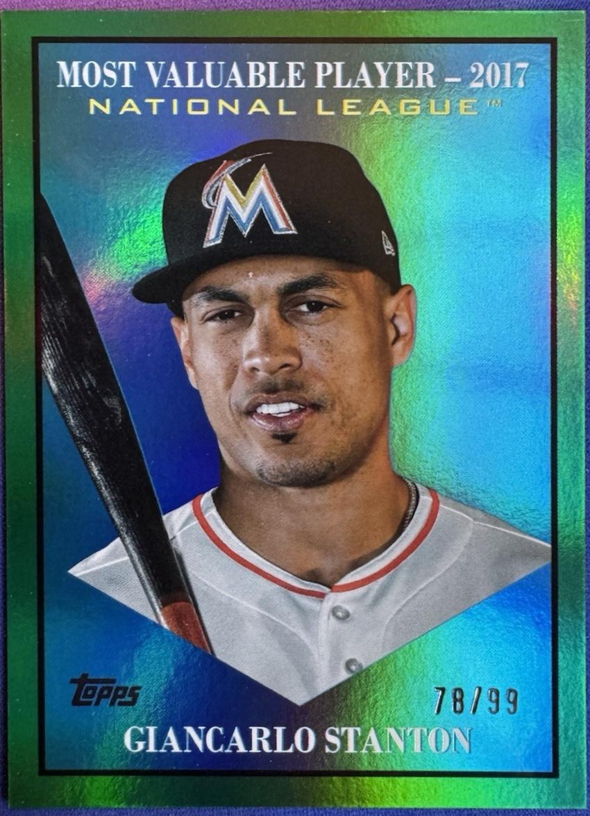 Giancarlo Stanton [Green Foil] #MV-12