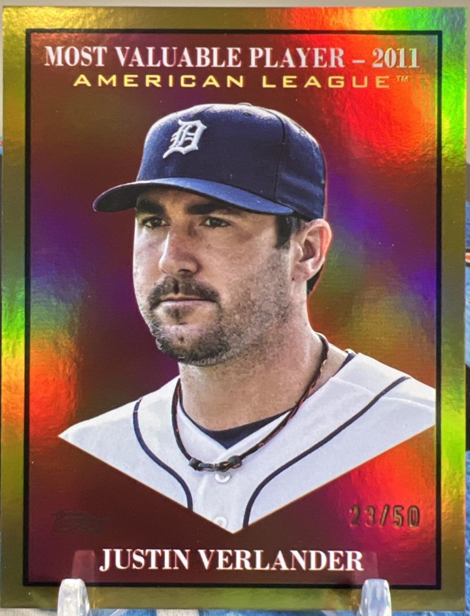 Justin Verlander [Gold Foil] #MV-19