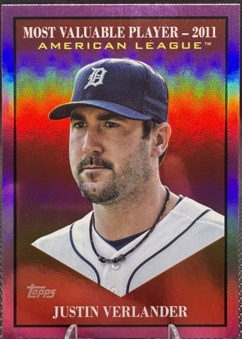 Justin Verlander [Pink Foil] #MV-19