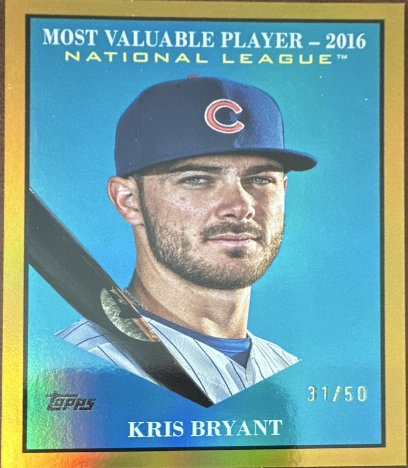 Kris Bryant [Gold Foil] #MV-14