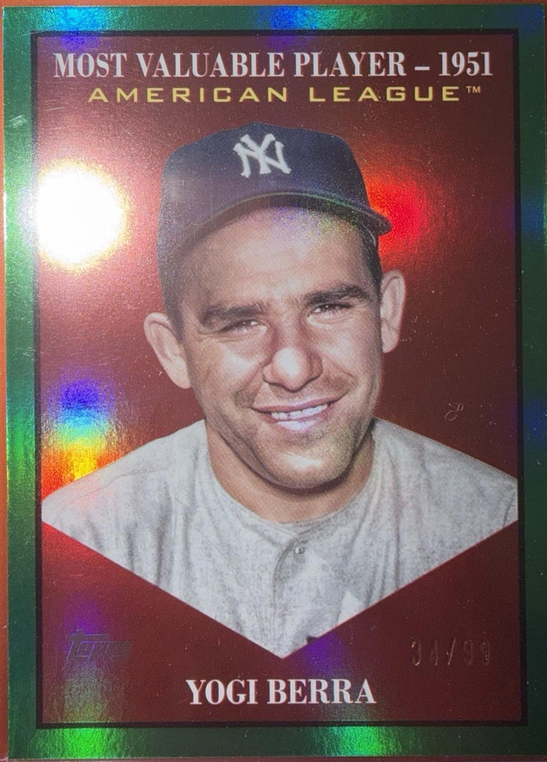 Yogi Berra [Green Foil] #MV-40