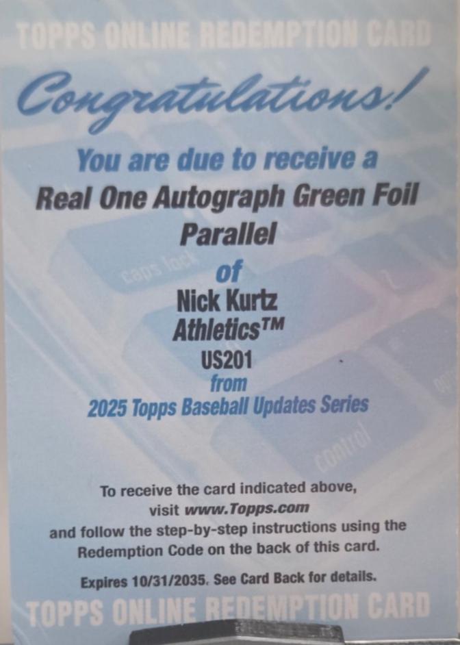 Nick Kurtz [Green] #US201