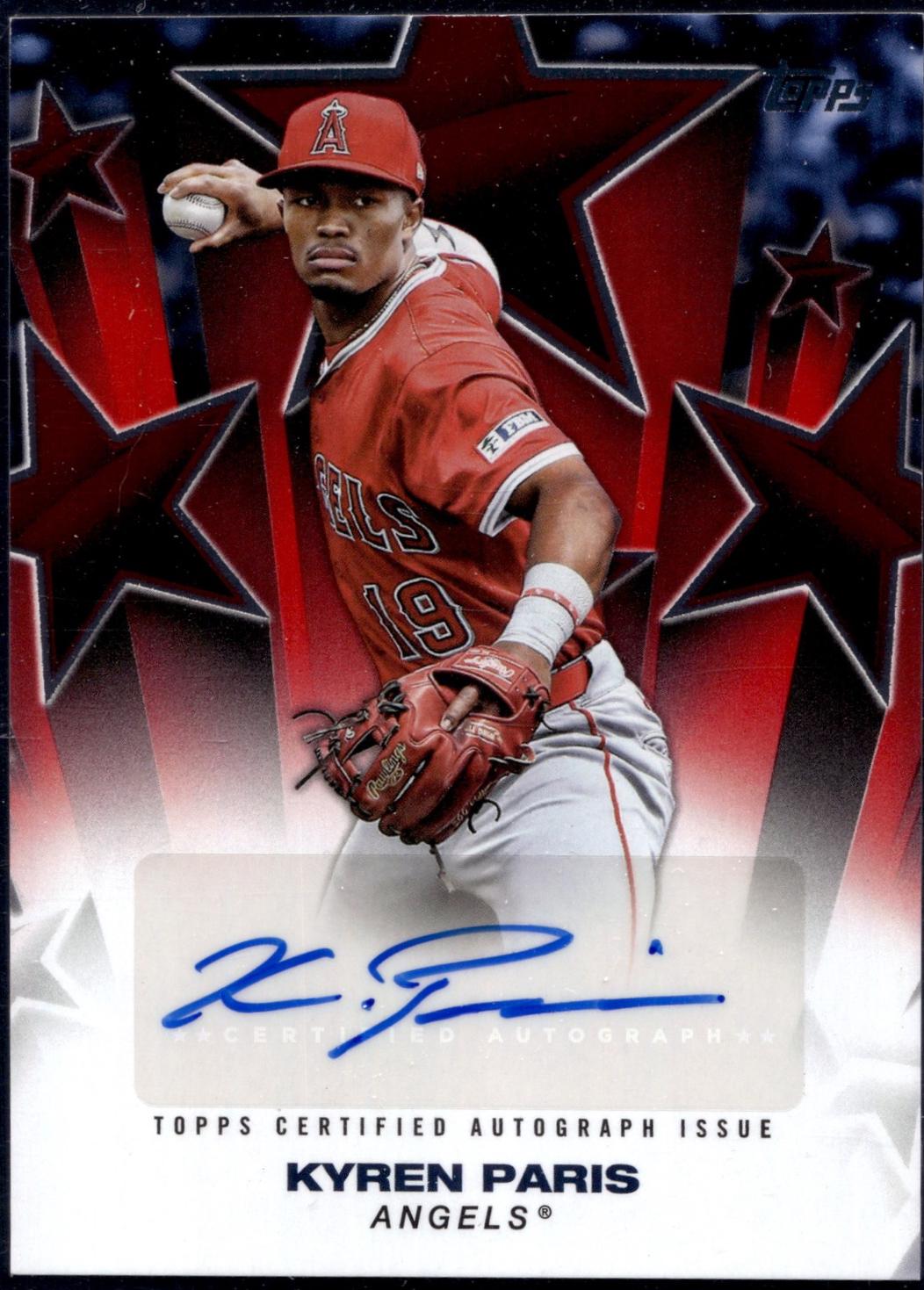 Kyren Paris [Red] #BSAU-KP
