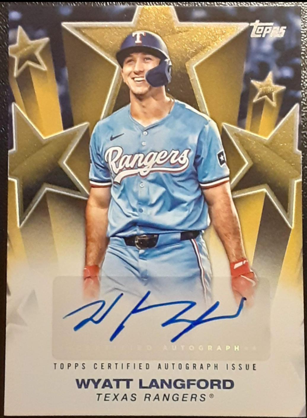 Wyatt Langford [Gold] #BSAU-WL
