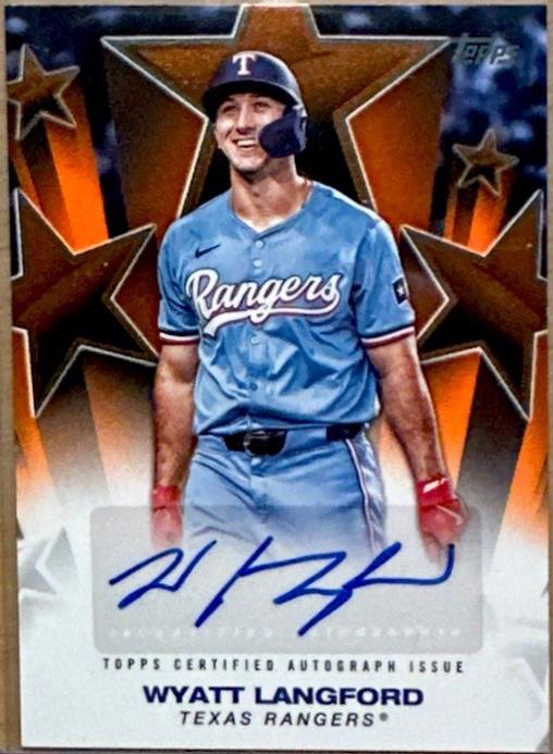 Wyatt Langford [Orange] #BSAU-WL