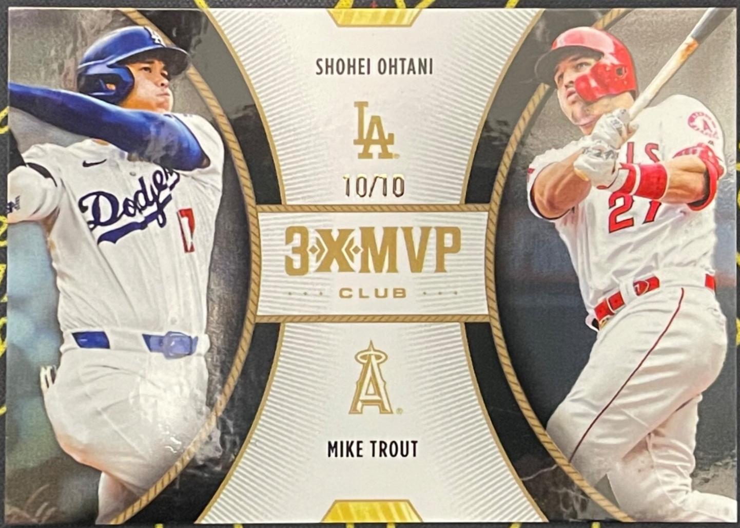 Shohei Ohtani / Mike Trout [Black Foil] #D2
