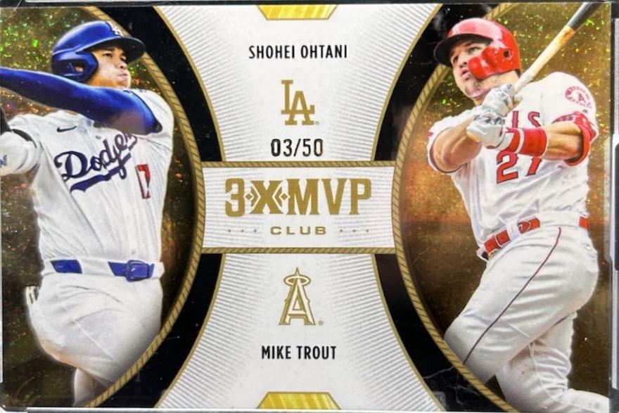 Shohei Ohtani / Mike Trout [Gold Stardust Foil] #D2
