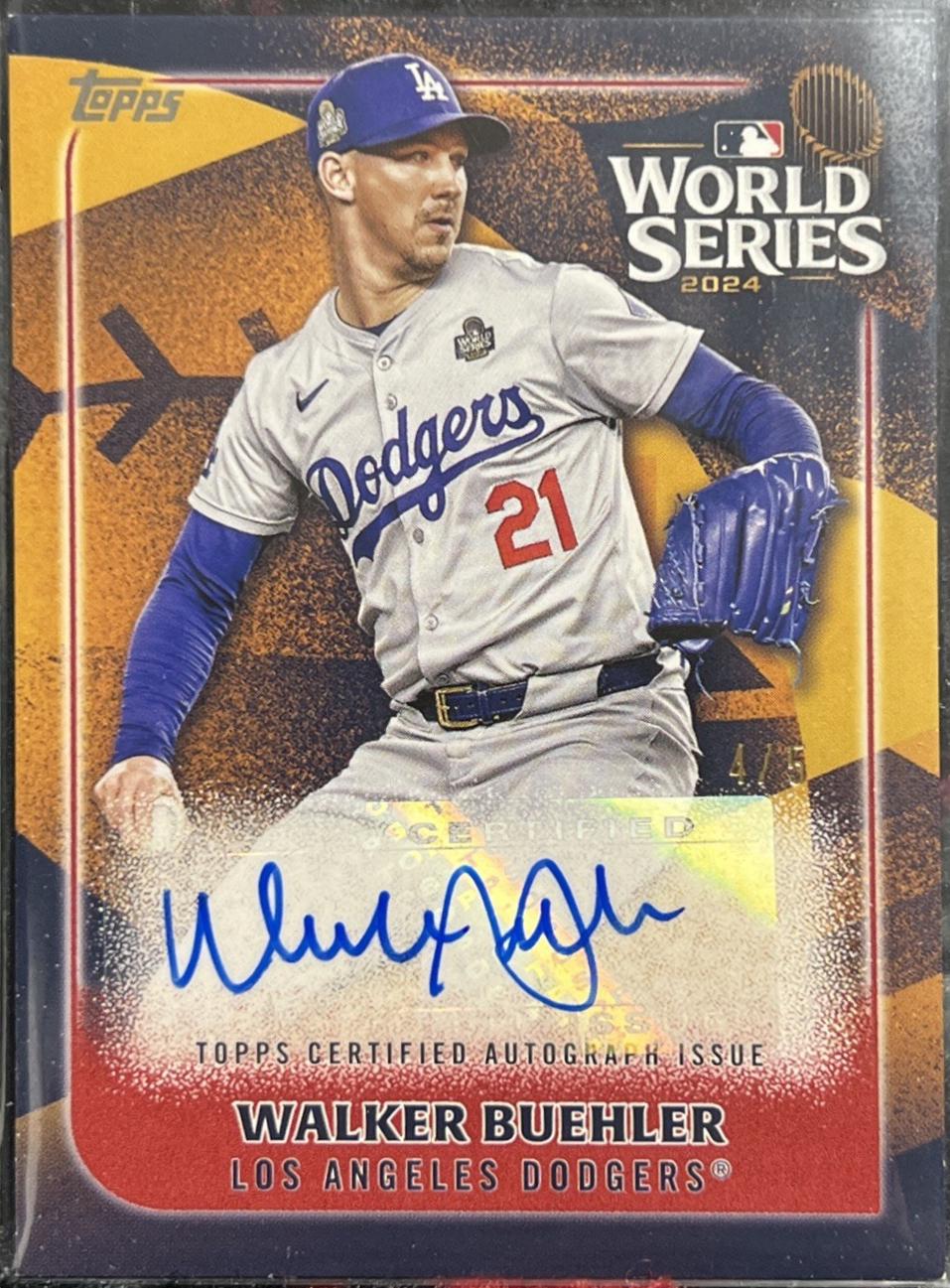 Walker Buehler [Red] #WCA-WB