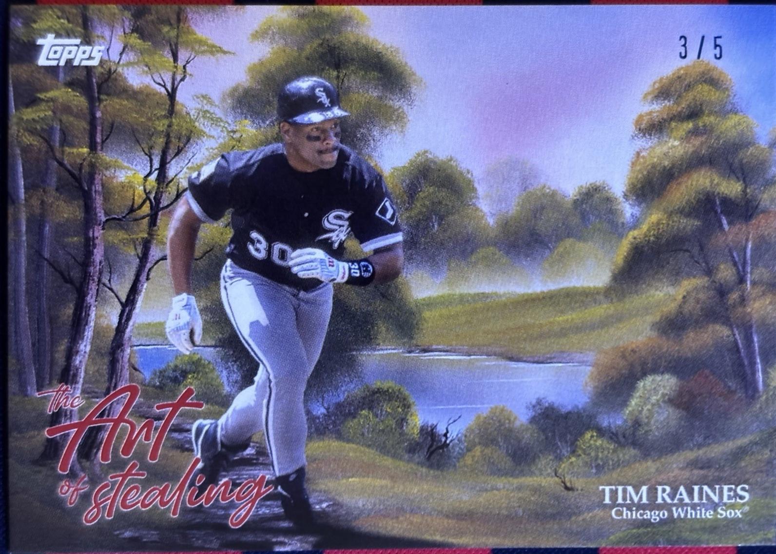 Tim Raines [Bright Red] #AOS-6