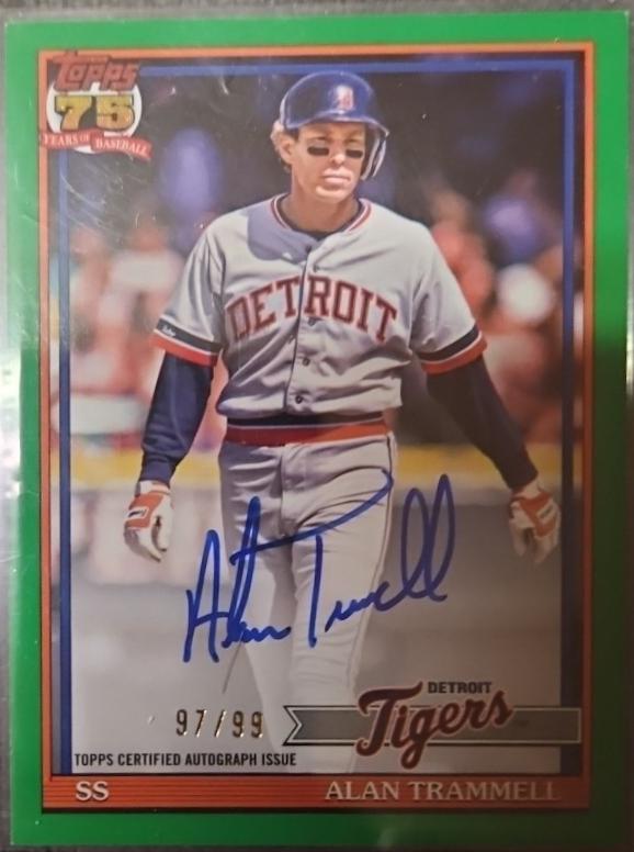 Alan Trammell [Green] #91A-AT