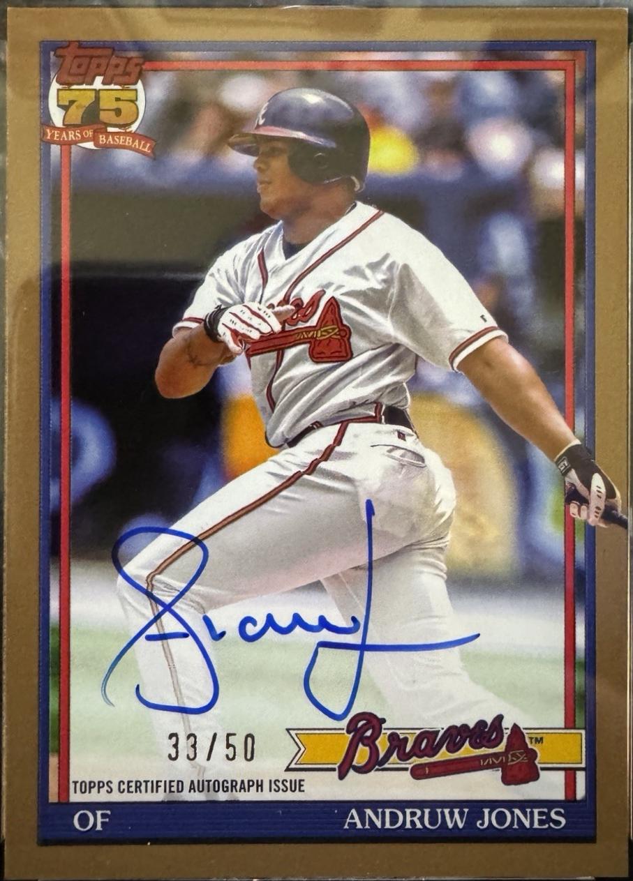 Andruw Jones [Gold] #91A-DRU