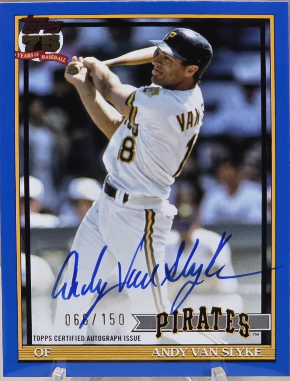 Andy Van Slyke [Blue] #91A-AVS