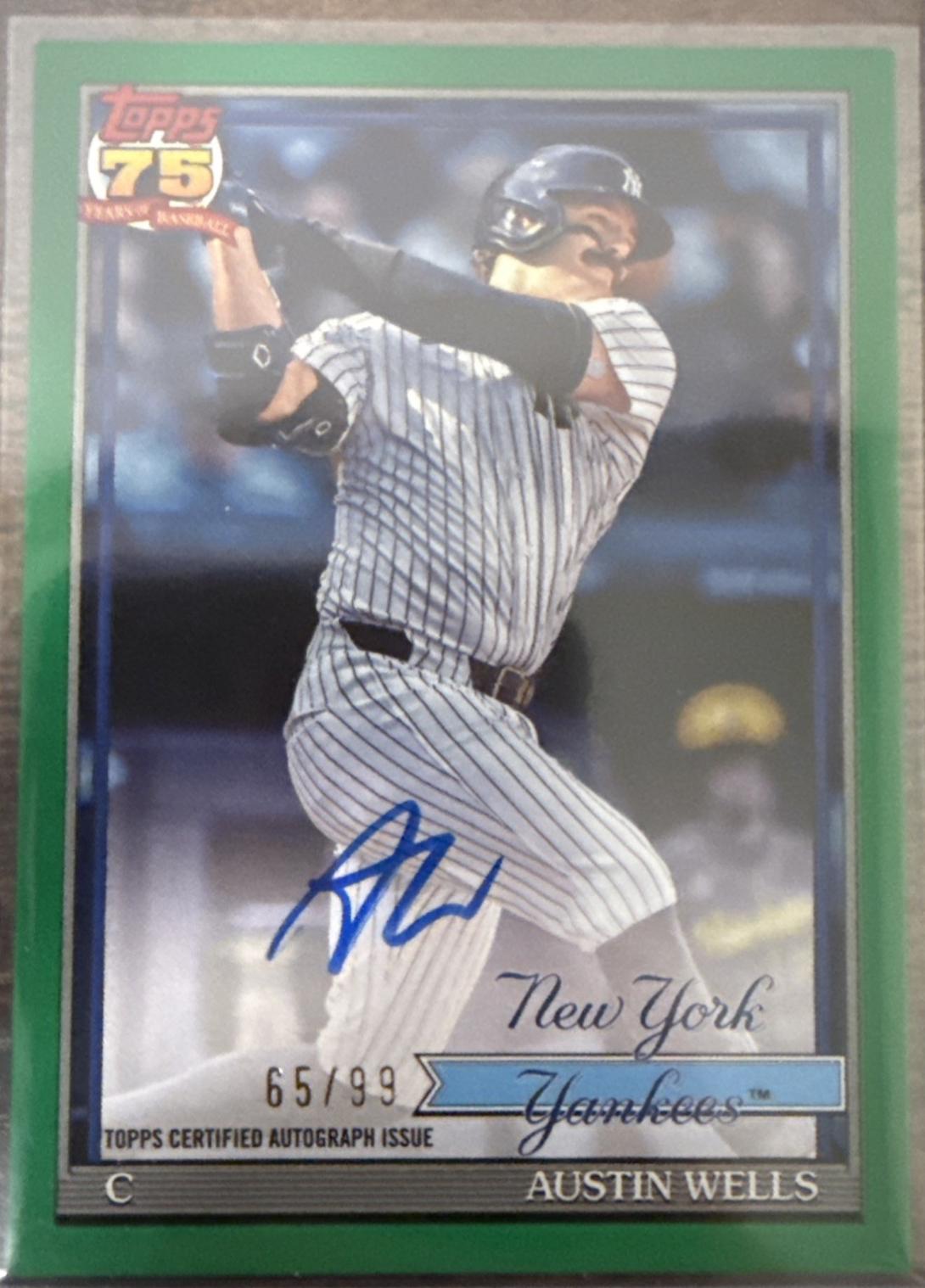 Austin Wells [Green] #91A-AW