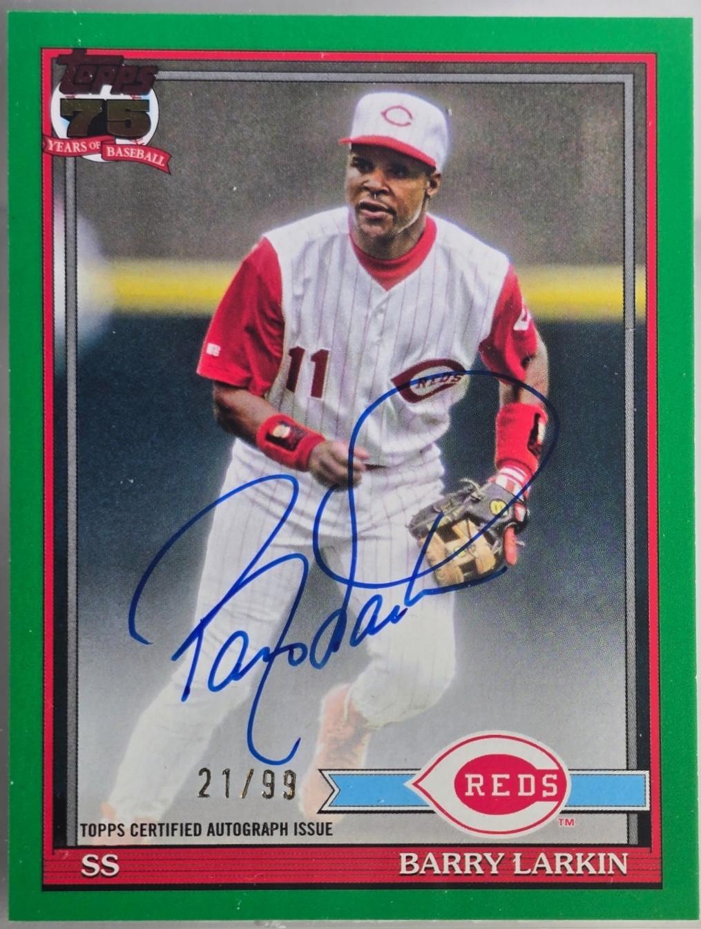 Barry Larkin [Green] #91A-BL