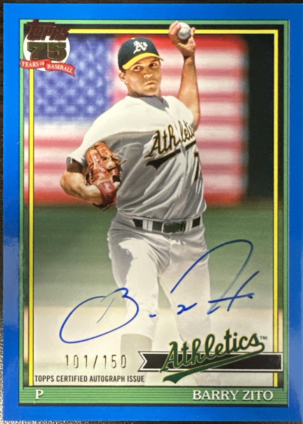 Barry Zito [Blue] #91A-BZ