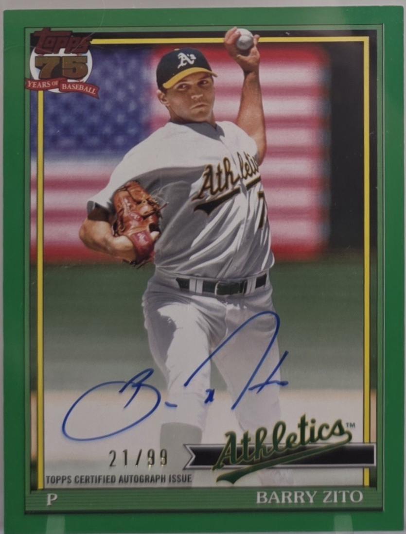 Barry Zito [Green] #91A-BZ