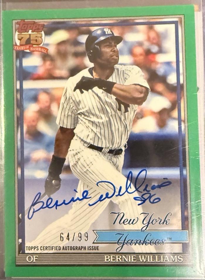 Bernie Williams [Green] #91A-BER