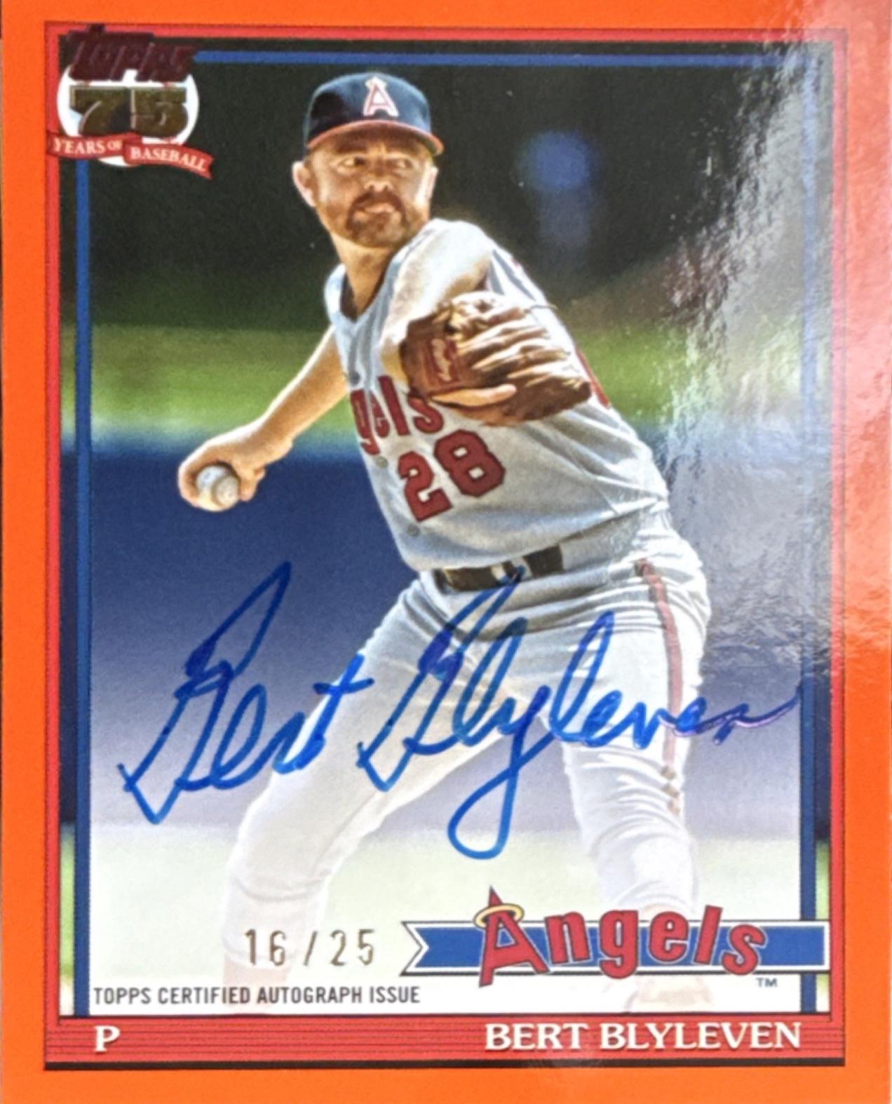 Bert Blyleven [Orange] #91A-BLY