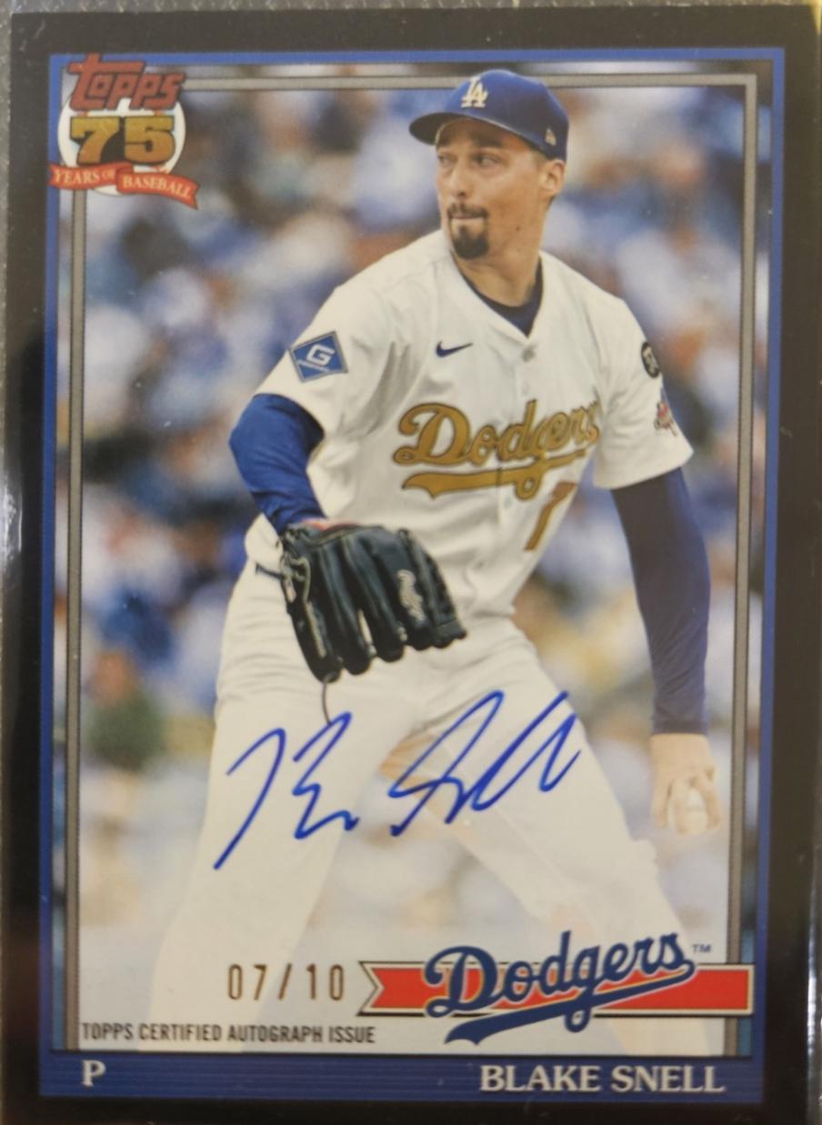 Blake Snell [Black] #91A-BSN
