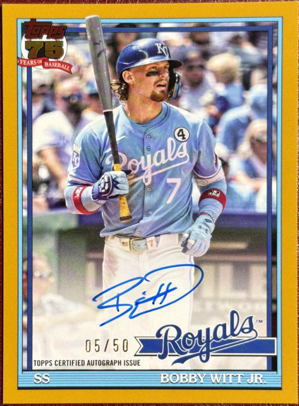Bobby Witt Jr. [Gold] #91A-BW