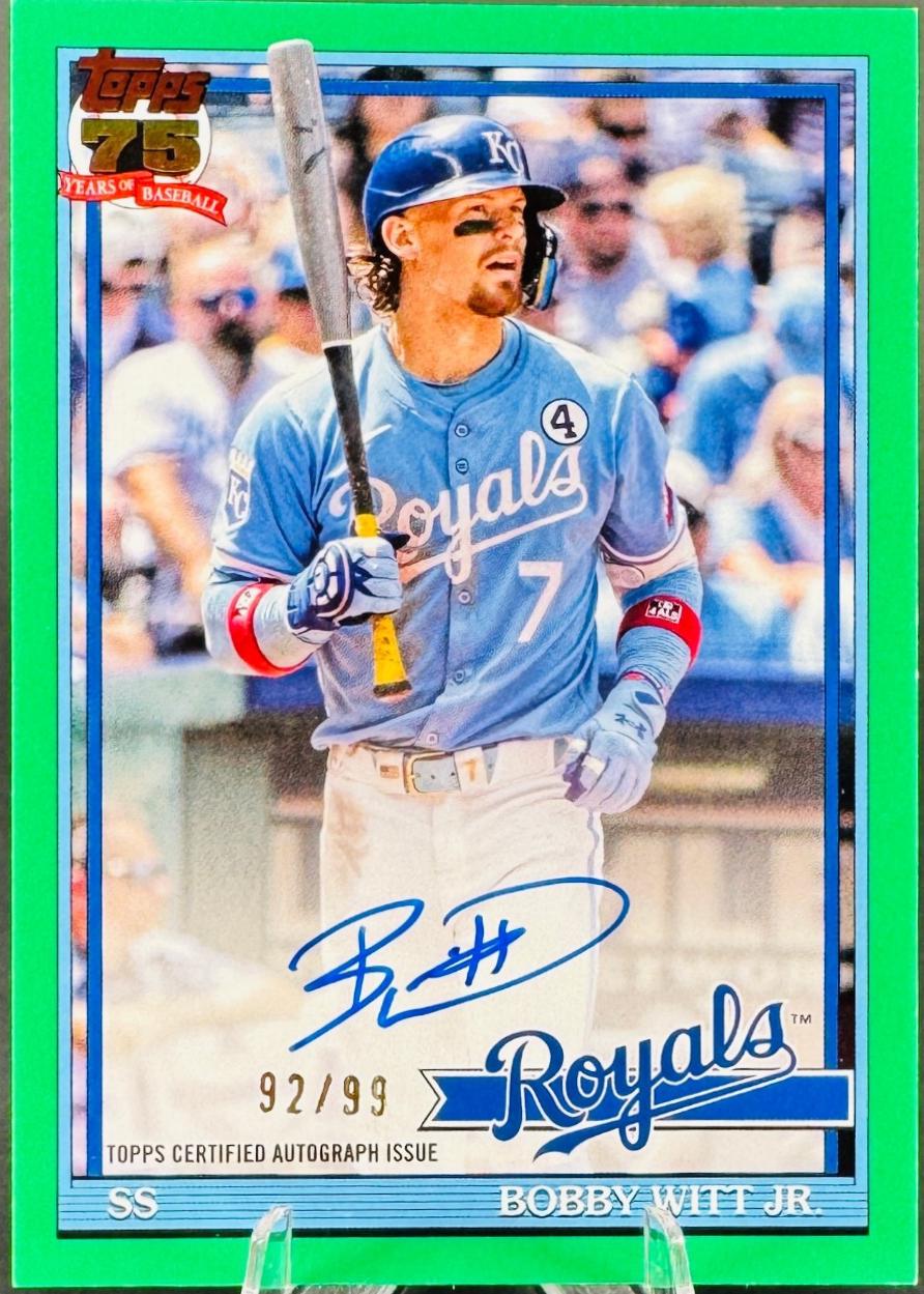 Bobby Witt Jr. [Green] #91A-BW