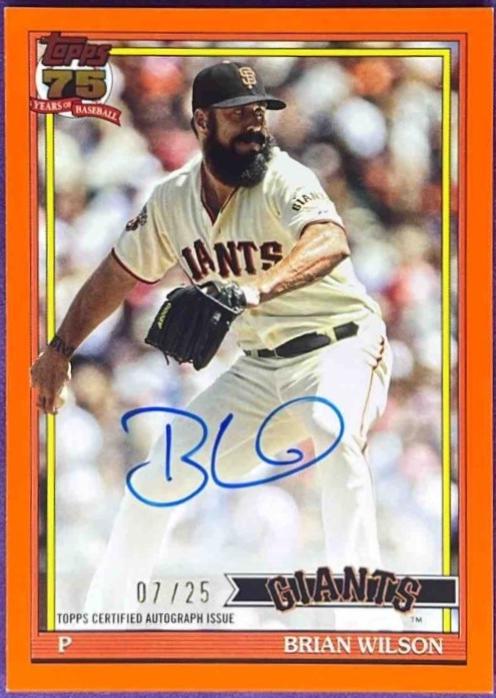 Brian Wilson [Orange] #91A-BWI