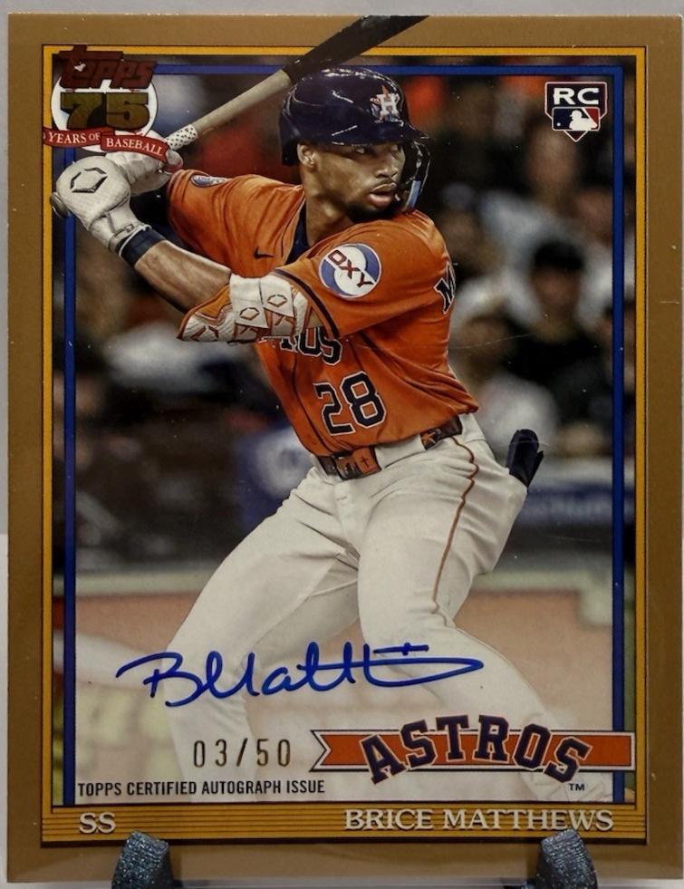 Brice Matthews [Gold] #91A-BM