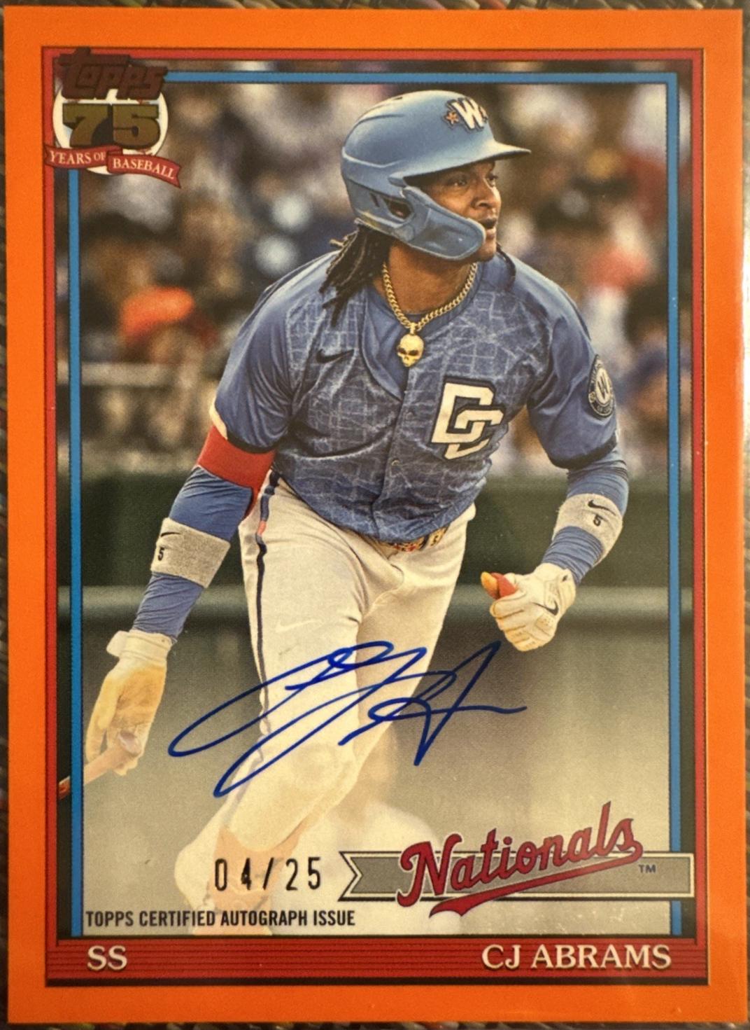 CJ Abrams [Orange] #91A-CA