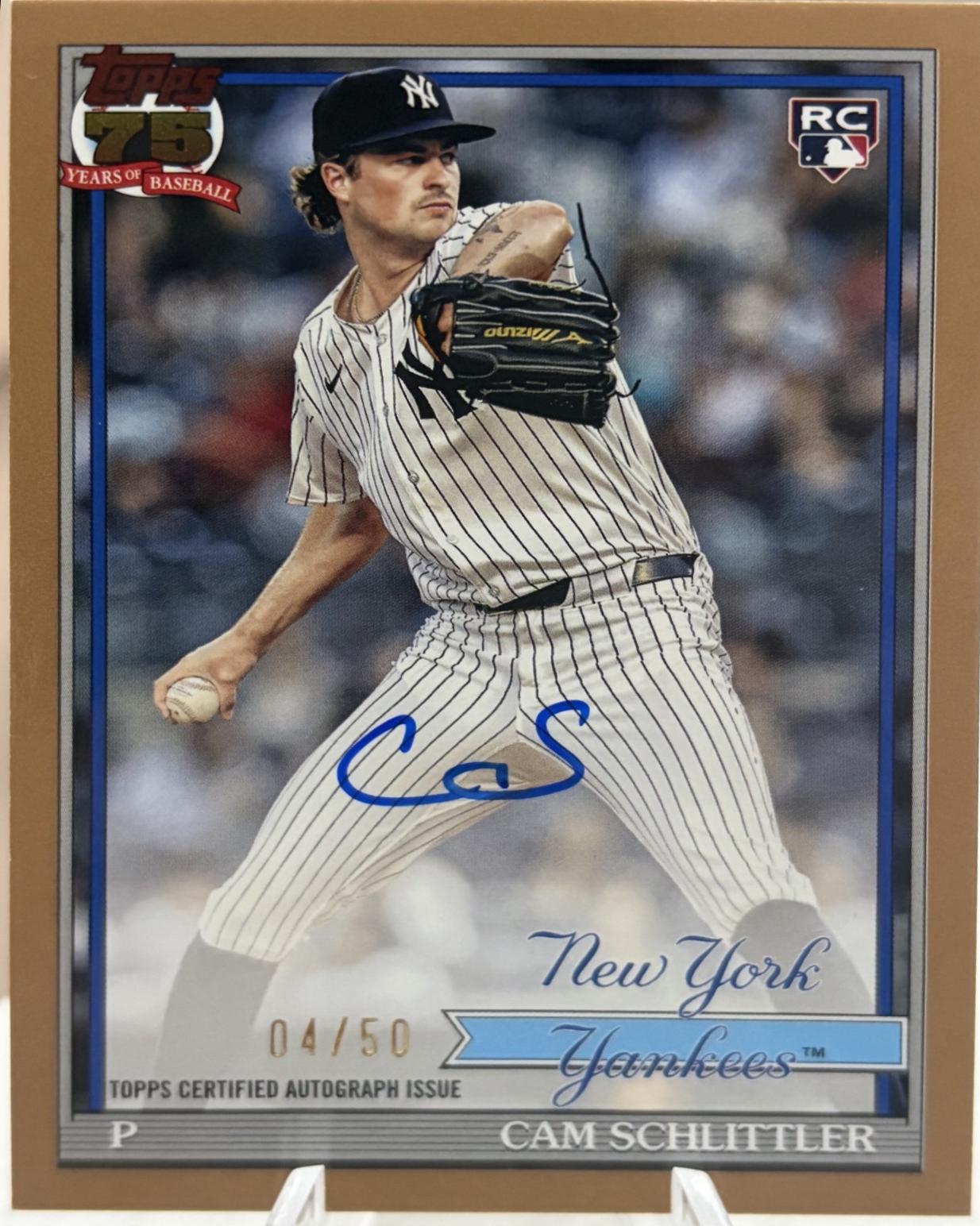 Cam Schlittler [Gold] #91A-CAS