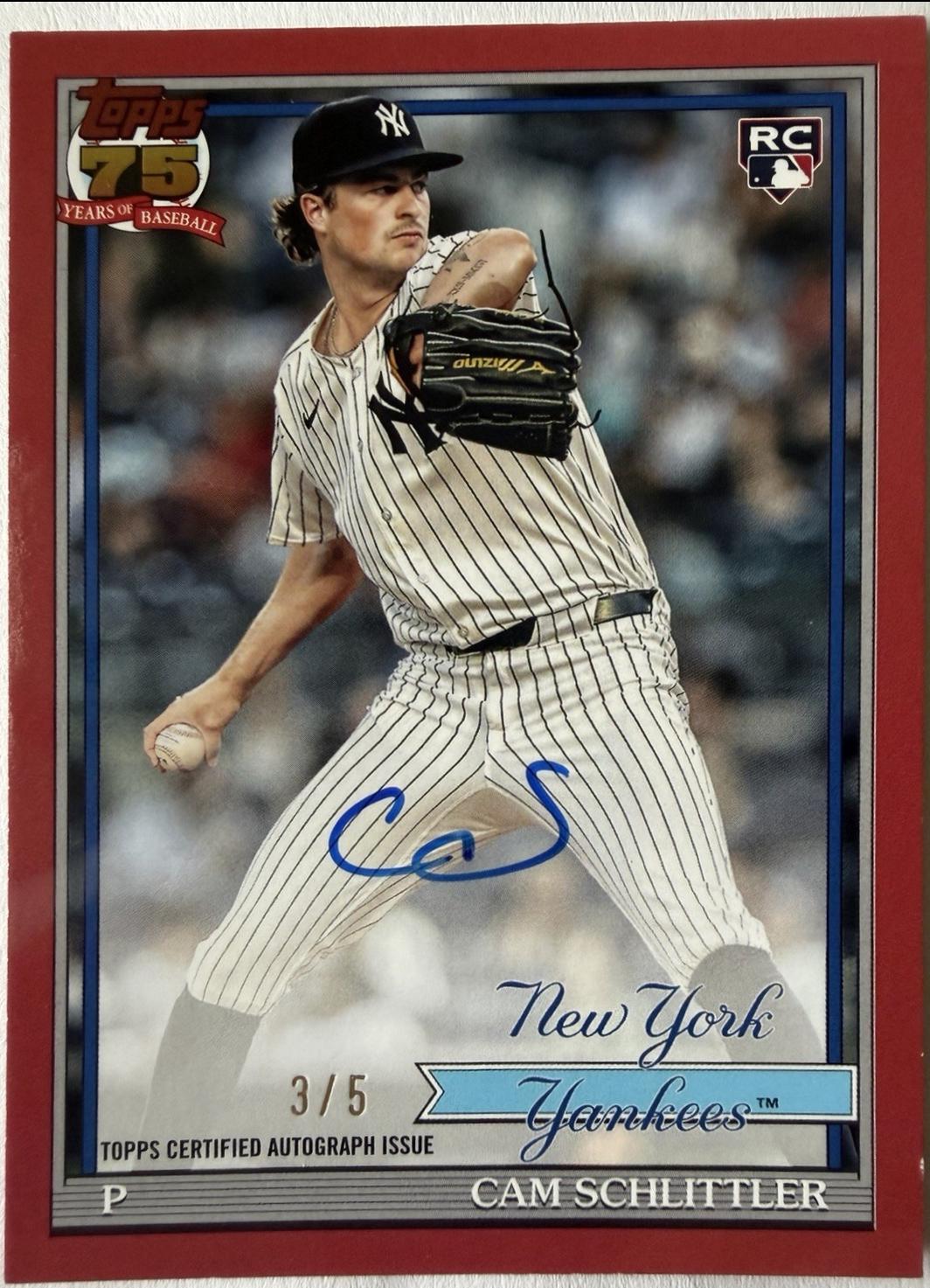 Cam Schlittler [Red] #91A-CAS