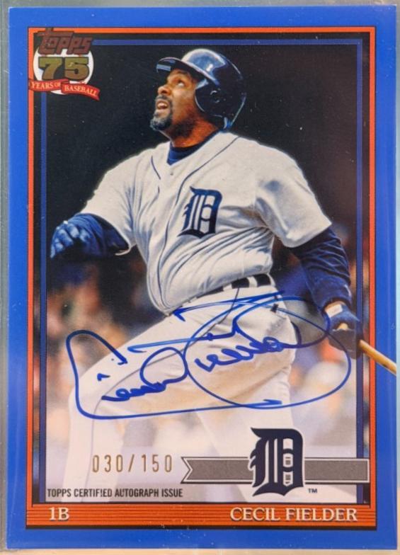 Cecil Fielder [Blue] #91A-CEC